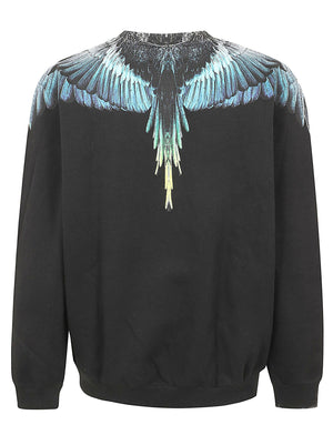 Felpa uomo S6CMMASW024 110 Nero MARCELO BURLON