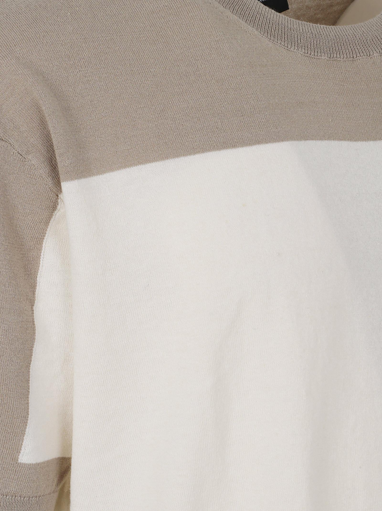 Maglia a maniche corte XM002153 AF22062M1297 CREAM-WINTER ARMANI EXCHANGE