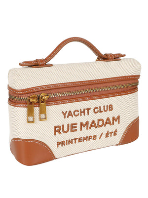 Borsa donna RIVIERA TROUSSE CANVAS BROWN RUE MADAM