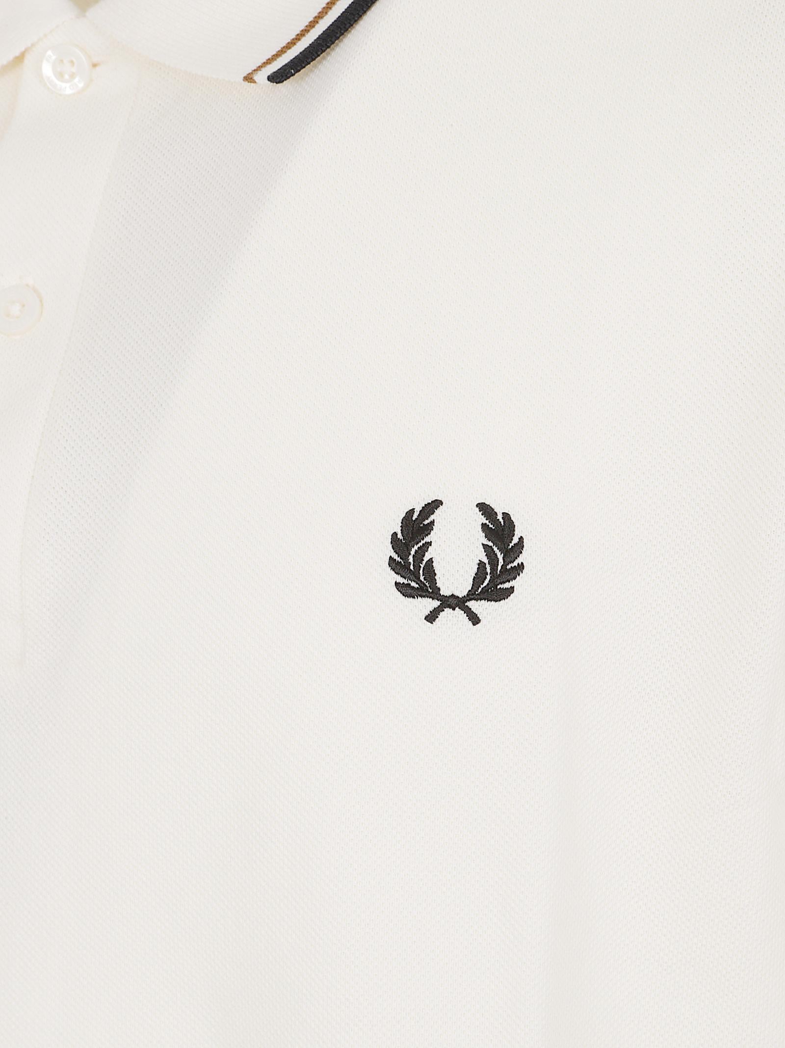 Polo uomo FPM3600P 79B ECRU-DRKCRML-BLK FRED PERRY