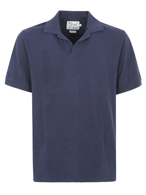 Polo uomo CHARLES 00120L PIQUET 61 BLUE NAVY MC 2