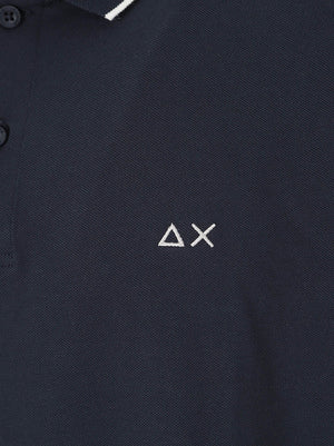 POLO UOMO A36111 07 NAVY BLUE SUN68