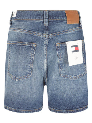 Pantaloncino donna DW0DW22688 1BK DENIM DARK TOMMY HILFIGER