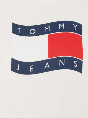 Felpa donna DW0DW22742 YBL Ecru TOMMY HILFIGER