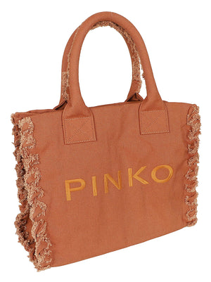 Borsa donna 106673 A3A4L08 BEIGE-SCOIATTOLO PINKO