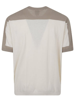 Maglia a maniche corte XM002153 AF22062M1297 CREAM-WINTER ARMANI EXCHANGE