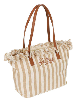 Borsa donna CITY BAG MID FRINGE 01763L HB STRIPES 19 EMB MC 2