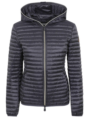 Giubbotto donna<BR/> D33620W IRIS2210000 Black SAVE THE DUCK