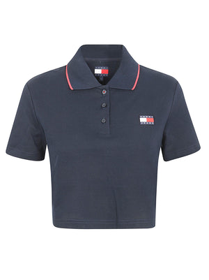 Polo donna DW0DW21363 0GZ DARK NIGHT NAVY TOMMY HILFIGER