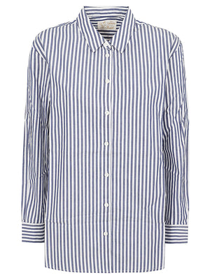 Camicia donna BRIGITTE 00801L COTTON STRIPES V SEE MC 2