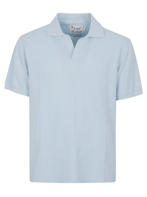 Polo uomo CHARLES 00132L PIQUET 31 LIGHT BLUE MC 2