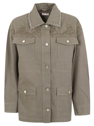 Giacca donna<BR/> WA6297T433A 90822 Dark Olive LIU.JO