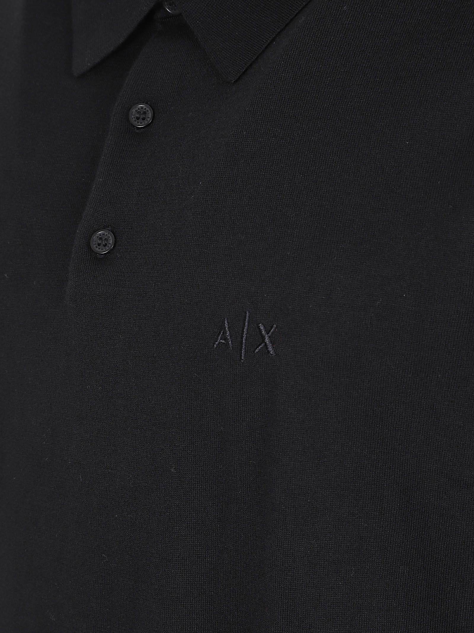 Polo uomo 8NZF5D ZM3JZ1200 Black ARMANI EXCHANGE