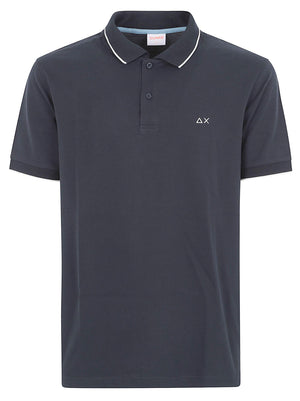 POLO UOMO A36111 07 NAVY BLUE SUN68