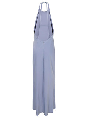 Abito donna AB4040UNI DUSTY BLUE Dusty Blue SILENCE