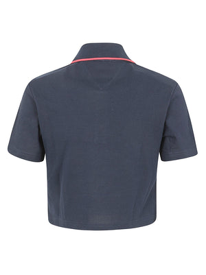 Polo donna DW0DW21363 0GZ DARK NIGHT NAVY TOMMY HILFIGER