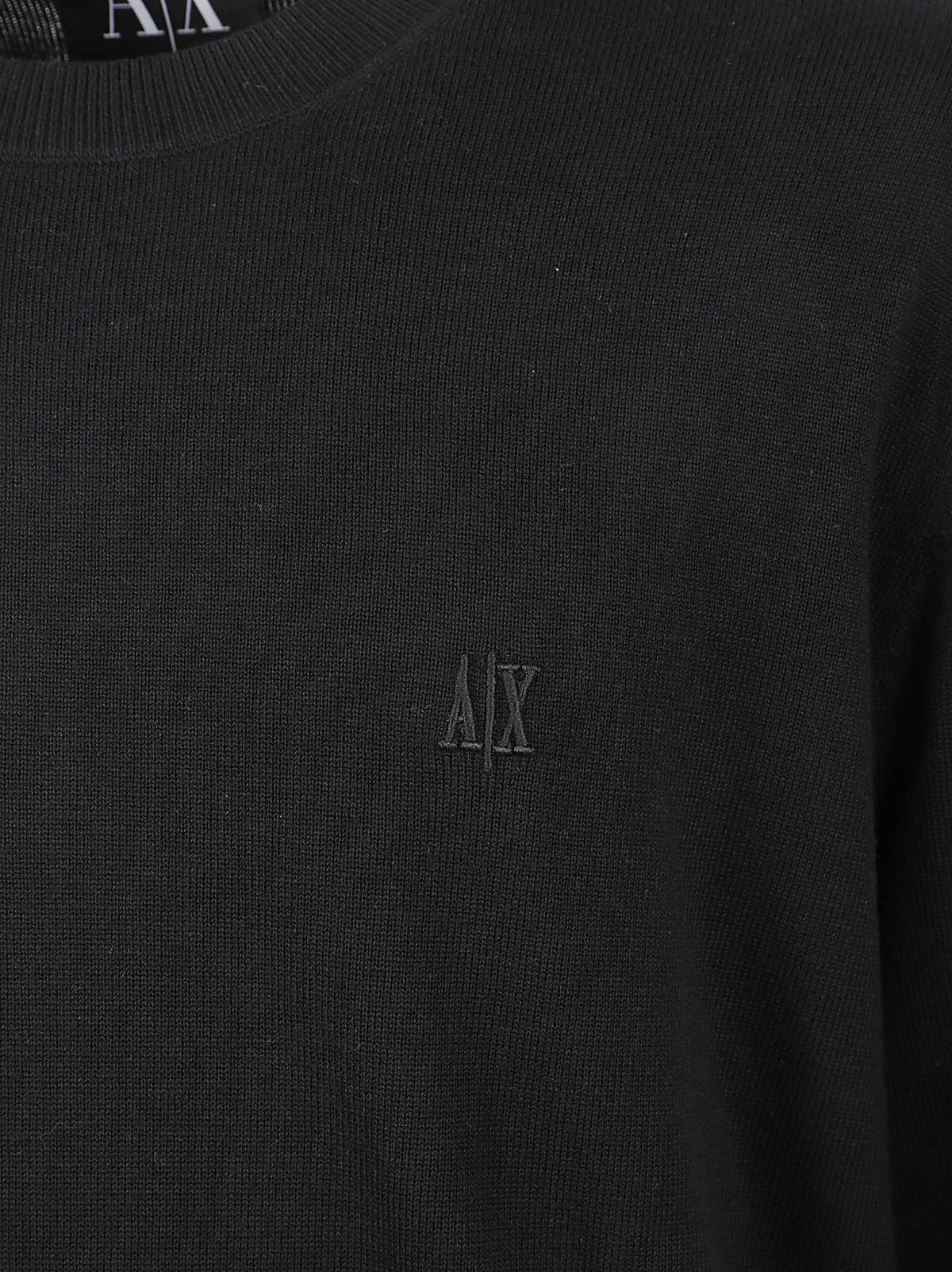 MAGLIONE UOMO GIROCOLLO - ARMANI EXCHANGE XM000338 AF12291UC001 Black ARMANI EXCHANGE 