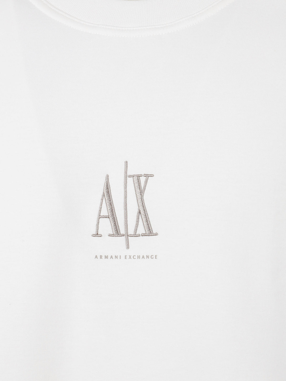FELPA UOMO GIROCOLLO - ARMANI EXCHANGE <BR/> XM000368 AF10818U0009 OFF WHITE ARMANI EXCHANGE 