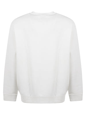 FELPA UOMO GIROCOLLO - ARMANI EXCHANGE <BR/> XM000368 AF10818U0009 OFF WHITE ARMANI EXCHANGE 