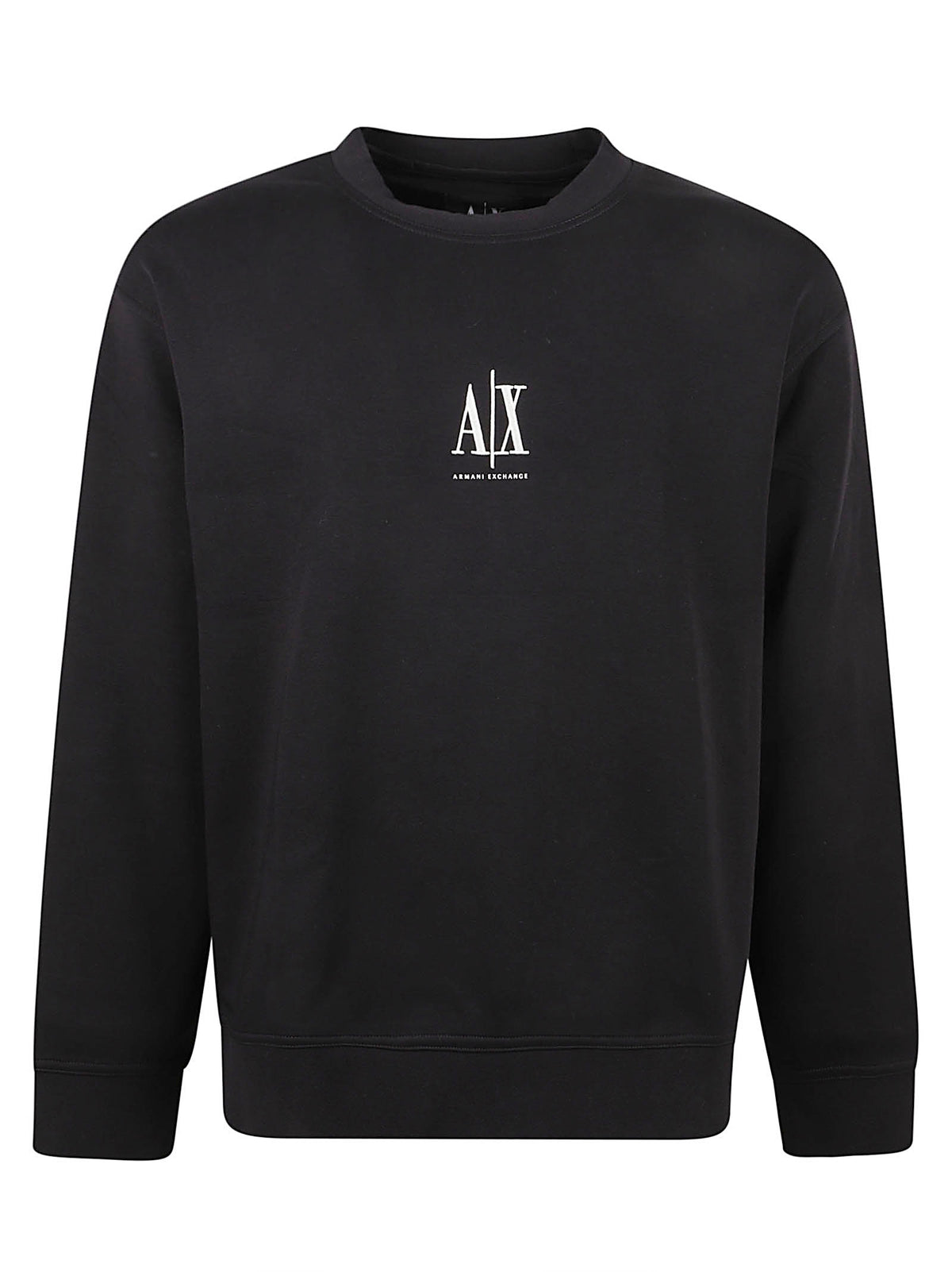 FELPA UOMO GIROCOLLO - ARMANI EXCHANGE <BR/> XM000368 AF10818UC001 Black ARMANI EXCHANGE 