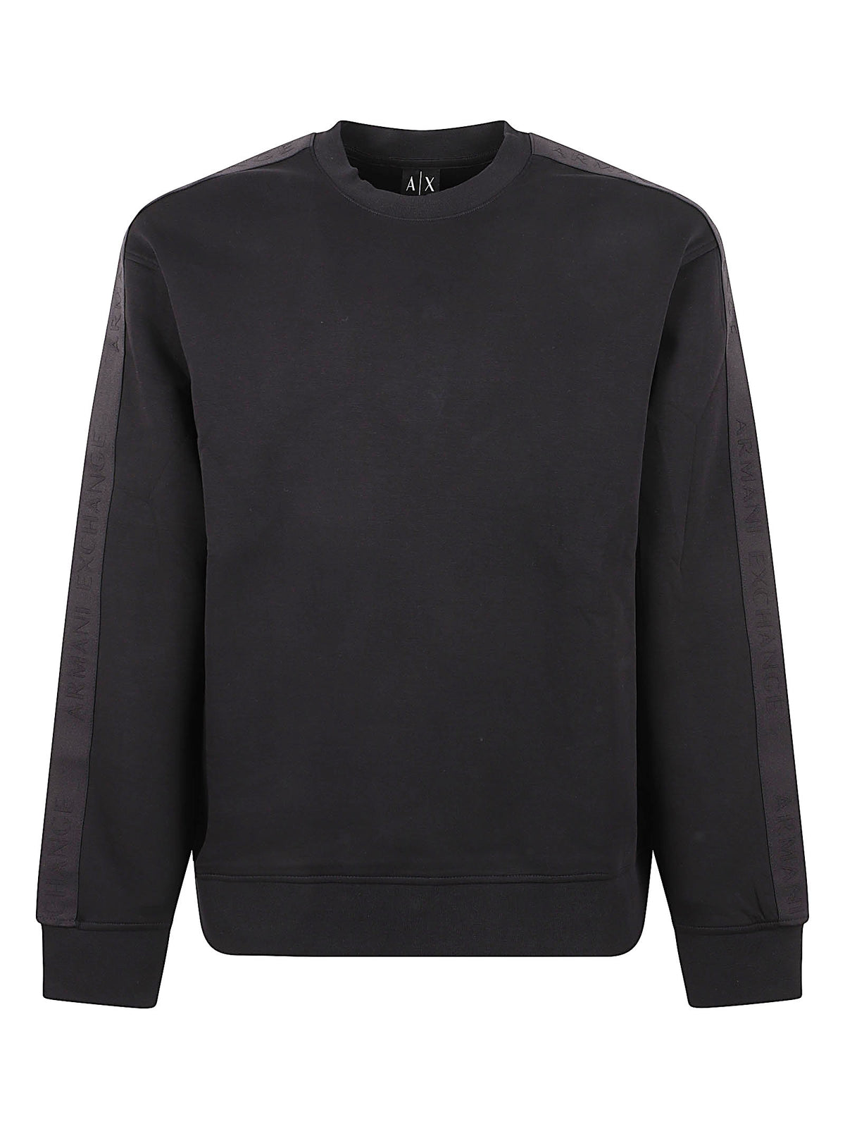 FELPA UOMO GIROCOLLO - ARMANI EXCHANGE<BR/> XM001296 AF10818UC001 Black ARMANI EXCHANGE 