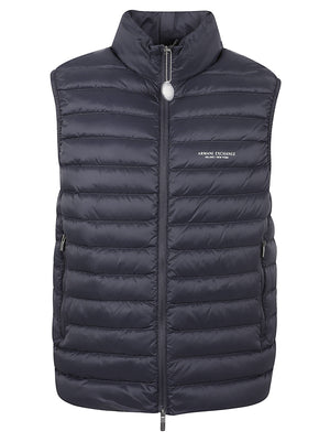 GIACCA UOMO SMANICATA DOWN WAISTCOAST - ARMANI EXCHANGE<BR/> XM001576 AF16927UB101 DEEP NAVY ARMANI EXCHANGE 