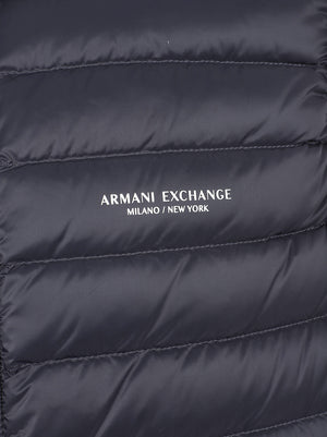 GIACCA UOMO SMANICATA DOWN WAISTCOAST - ARMANI EXCHANGE<BR/> XM001576 AF16927UB101 DEEP NAVY ARMANI EXCHANGE 