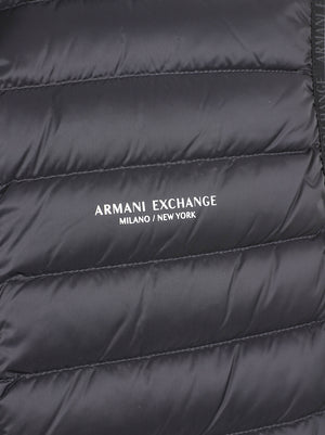GIACCA UOMO SMANICATA DOWN WAISTCOAST - ARMANI EXCHANGE<BR/> XM001576 AF16927UC001 Black ARMANI EXCHANGE 