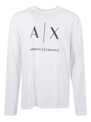 MAGLIA UOMO GIROCOLLO - ARMANI EXCHANGE XM002684 AF10356U0002 White ARMANI EXCHANGE 