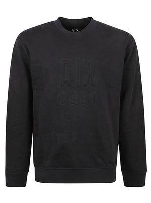 FELPA GIROCOLLO UOMO - ARMANI EXCHANGE XM002801 AF20934UC001 Black ARMANI EXCHANGE 