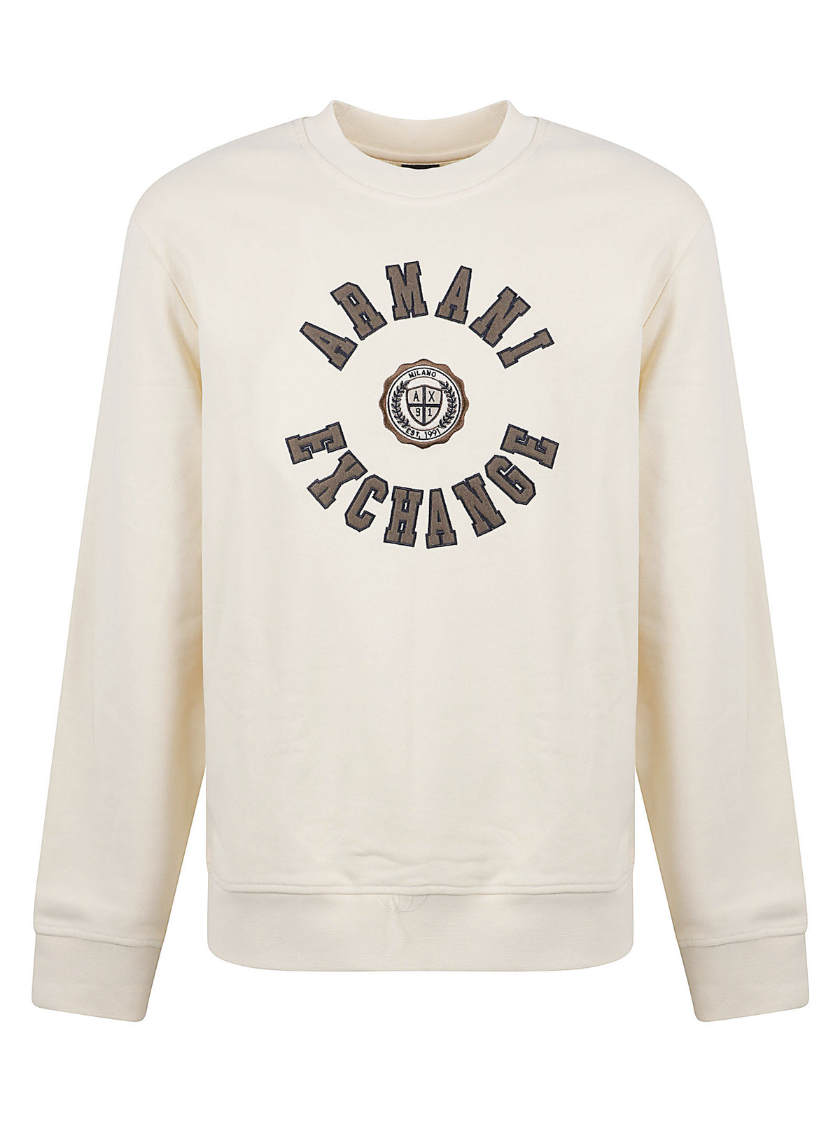 FELPA UOMO GIROCOLLO - ARMANI EXCHANGE <BR/> XM002913 AF26047U1068 Panna ARMANI EXCHANGE 