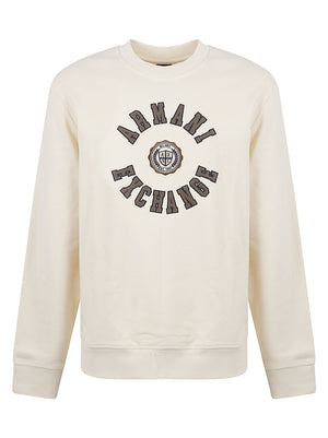 FELPA UOMO GIROCOLLO - ARMANI EXCHANGE <BR/> XM002913 AF26047U1068 Panna ARMANI EXCHANGE 