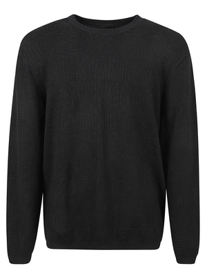 MAGLIONE UOMO GIROCOLLO - ARMANI EXCHANGE<BR/> XM002986 AF10454UC001 Black ARMANI EXCHANGE 
