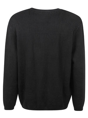 MAGLIONE UOMO GIROCOLLO - ARMANI EXCHANGE<BR/> XM002986 AF10454UC001 Black ARMANI EXCHANGE 