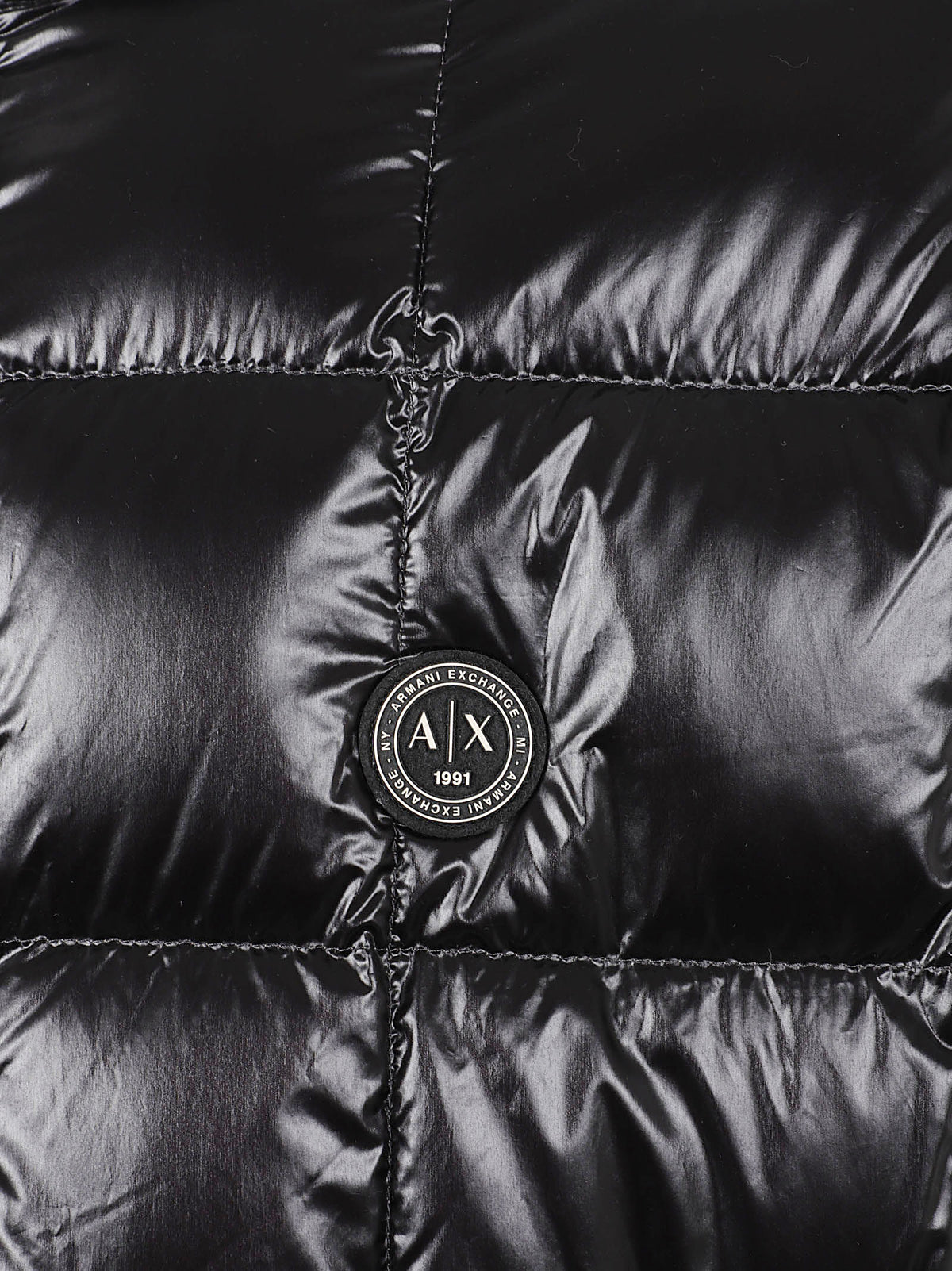 GIACCA UOMO PIUMINO LUCIDO DOWN JACKET - ARMANI EXCHANGE XM003474 AF23755UC001 Black ARMANI EXCHANGE 