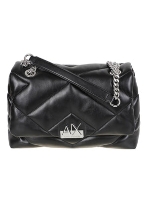 BORSA DONNA A TRACOLLA - ARMANI EXCHANGE <BR/> XW000355 AF26568UC001 Black ARMANI EXCHANGE 