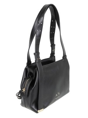 BORSA A SPALLA DONNA - ARMANI EXCHANGE XW002604 AF19902UC001 Black ARMANI EXCHANGE 