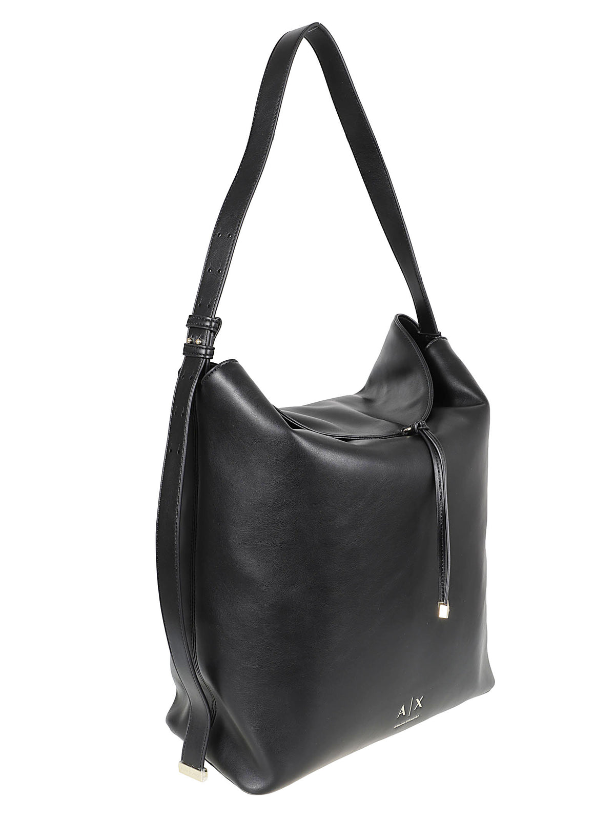BORSA A SPALLA DONNA ALICE HOBO- ARMANI EXCHANGE XW002989 AF19902UC001 Black ARMANI EXCHANGE 