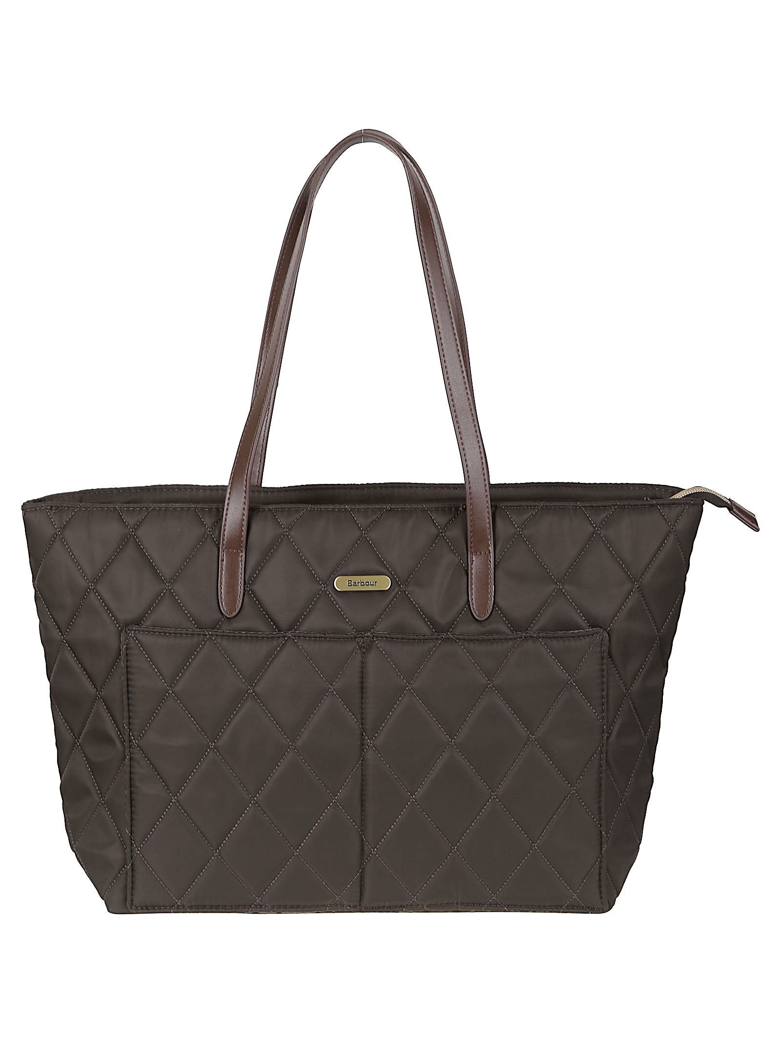 BORSA DONNA GRANDE IN TINTA UNITA TRAPUNTATA LBA0395 OL75 Olive BARBOUR 