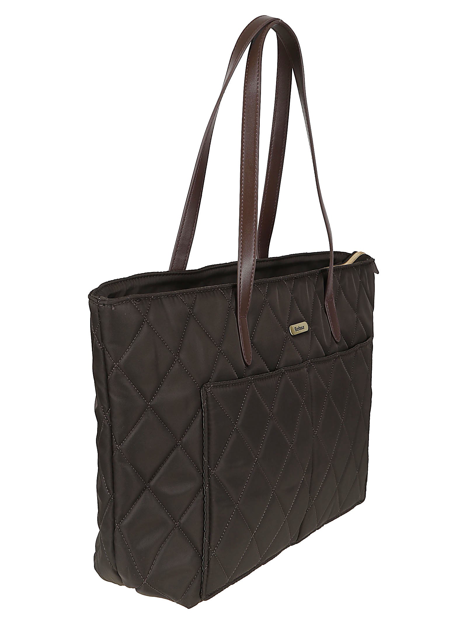 BORSA DONNA GRANDE IN TINTA UNITA TRAPUNTATA LBA0395 OL75 Olive BARBOUR 