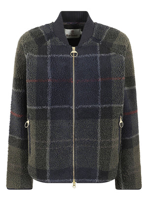 GIACCA KIRKLESS FLEECE - BARBOUR <BR/> LFL0090 TN43 SHADOW CLASSIC TARTAN BARBOUR 
