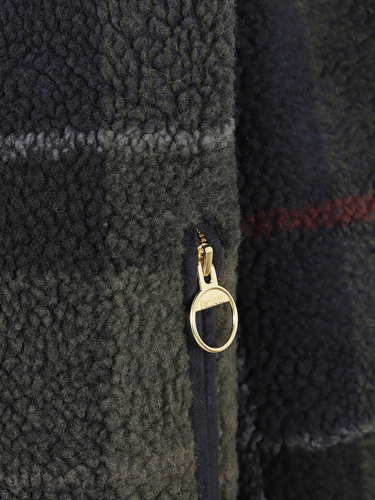 GIACCA KIRKLESS FLEECE - BARBOUR <BR/> LFL0090 TN43 SHADOW CLASSIC TARTAN BARBOUR 
