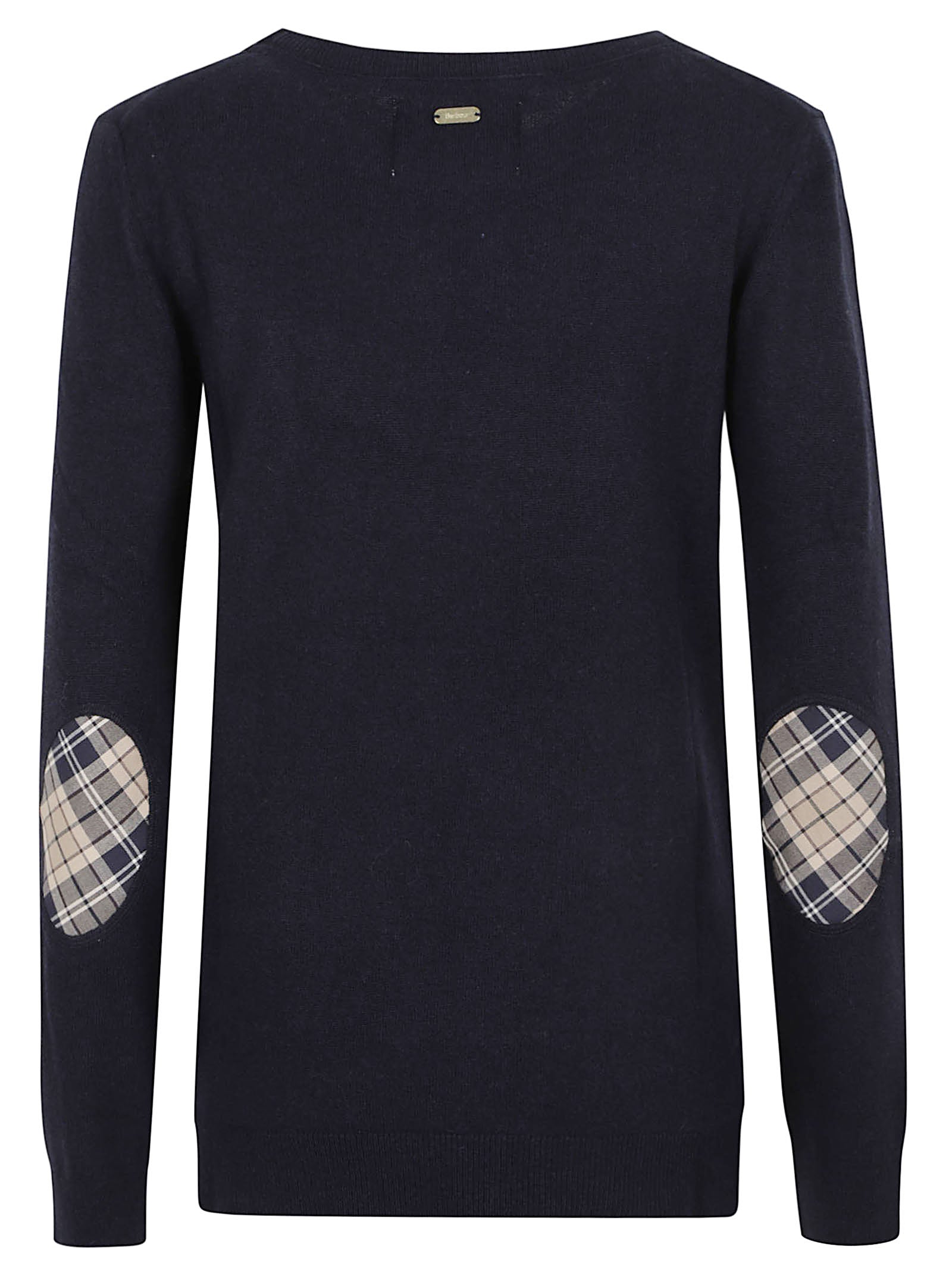 MAGLIONE GIROCOLLO DONNA BASICO<BR/> LKN1075 NY91 NAVY-BIRCHWOOD BARBOUR 