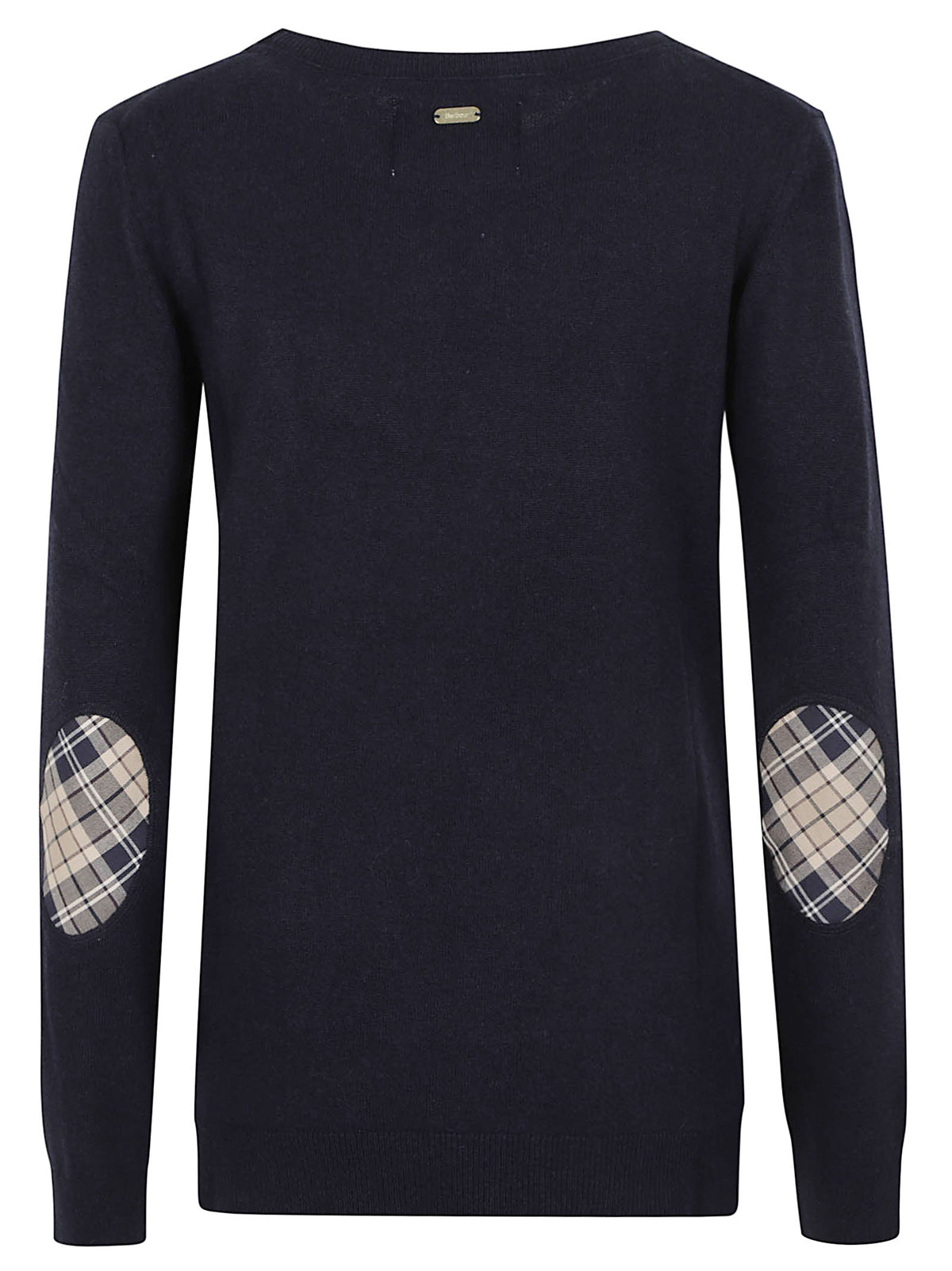 MAGLIONE GIROCOLLO DONNA BASICO PENDLE CREW - BARBOUR<BR/><BR/><BR/> <BR/> LKN1075 NY91 NAVY-BIRCHWOOD BARBOUR 
