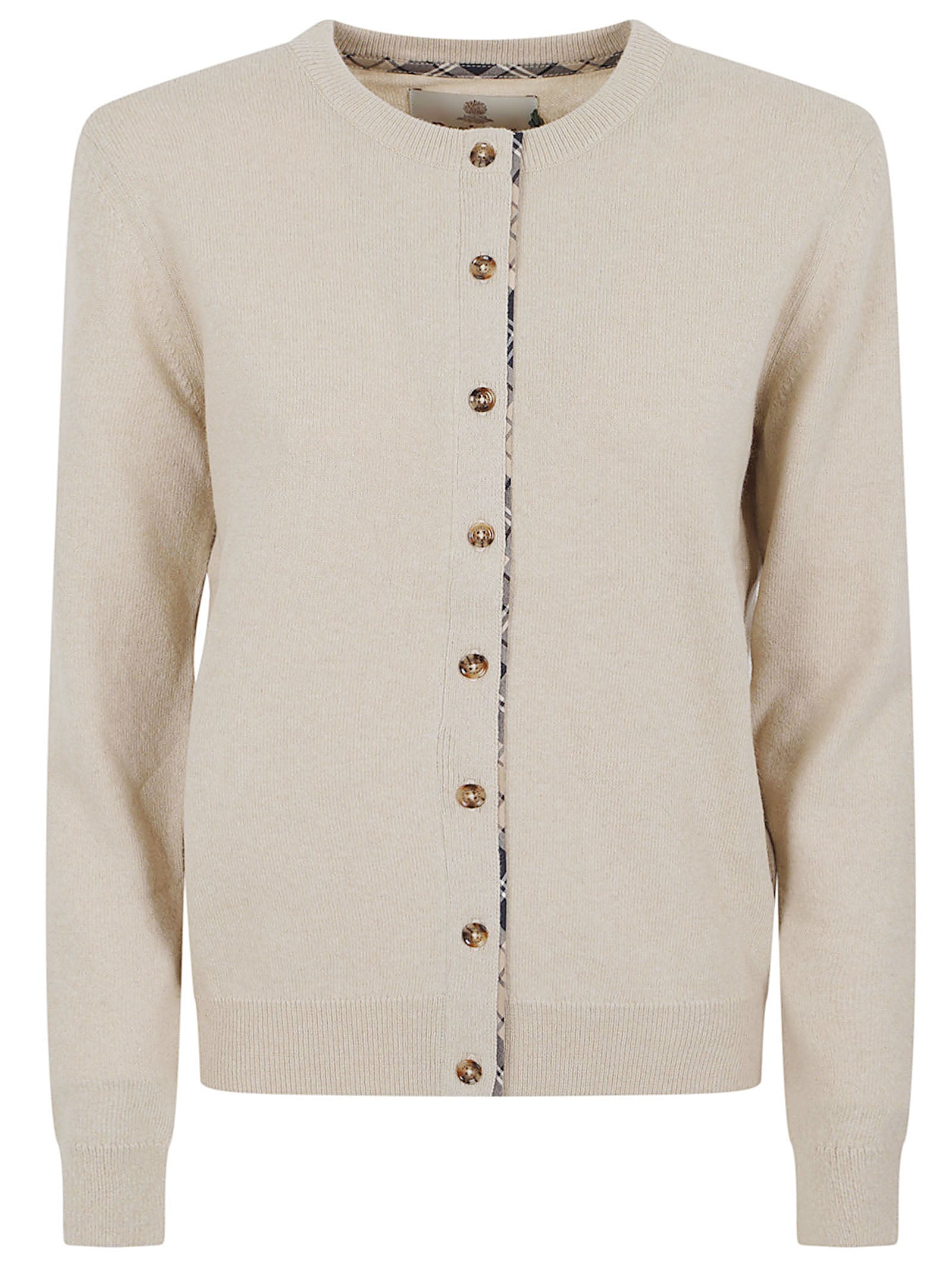 MAGLIONE DONNA LKN1076 BE54 HONEY-BIRCHWOOD BARBOUR 