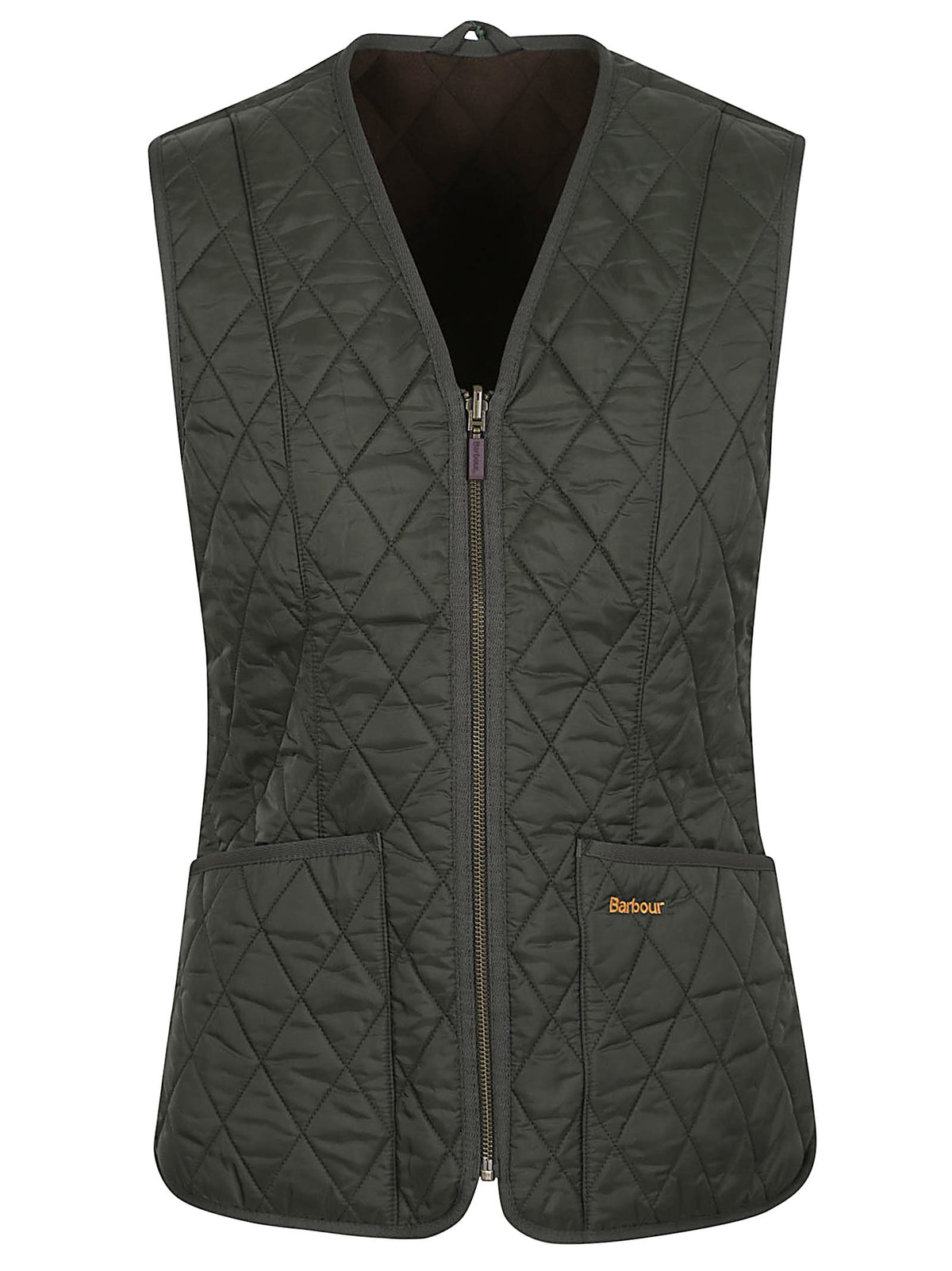 GIACCA DONNA TRAPUNTATA SMANICATA FLEECE BETTY LINER - BARBOUR<BR/><BR/> <BR/> LLI0003 OL71 Dark Olive BARBOUR 