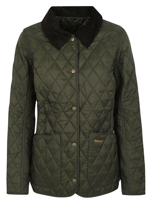 GIACCA DONNA TRAPUNTATA LQU0475 OL91 Olive BARBOUR 