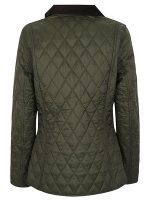 GIACCA DONNA TRAPUNTATA LQU0475 OL91 Olive BARBOUR 