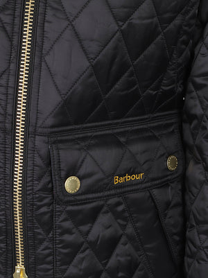 GIACCA DONNA TRAPUNTATA LQU1765 BK91 BLACK-CLASSIC BARBOUR 