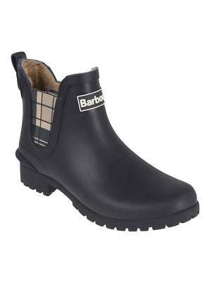 STIVALI DONNA IN GOMMA KIRTON CHELSEA - BARBOUR LRF0104 NY34 NAVY-BIRCHWOOD BARBOUR 